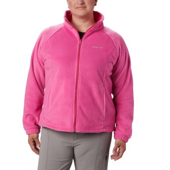 Columbia Ženske Jakne - Tested Tough In Pink Benton Springs Full Zip Plus Size Roze | BICY-26709